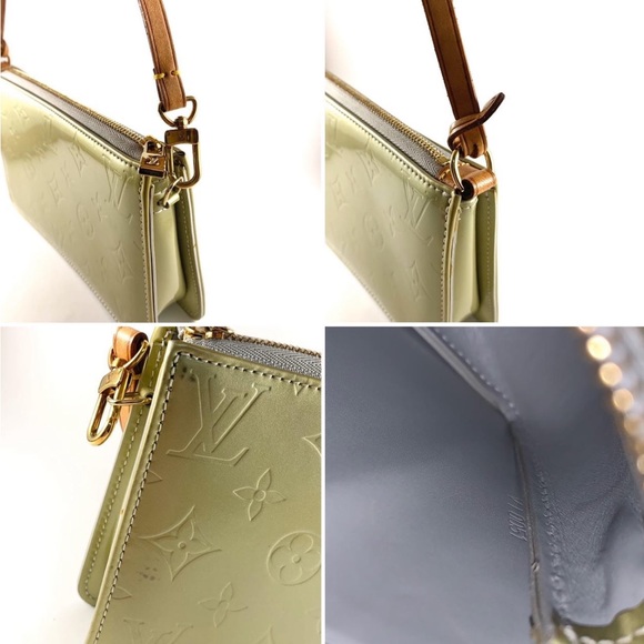 Louis Vuitton Green Lexington Vernis Pochette - Picture 4 of 4